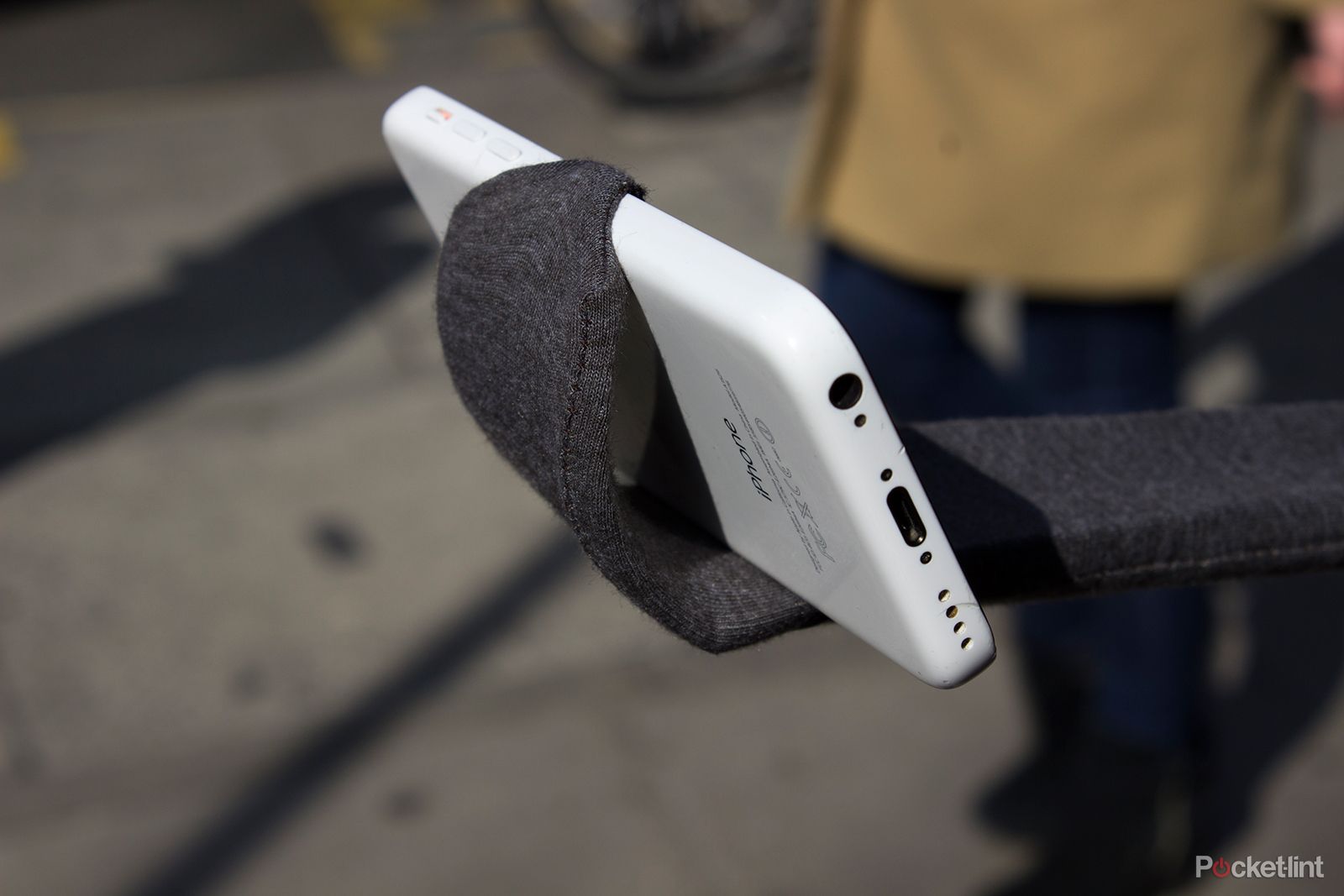the pop stick a selfie stick you can snap to your wrist hands on image 3
