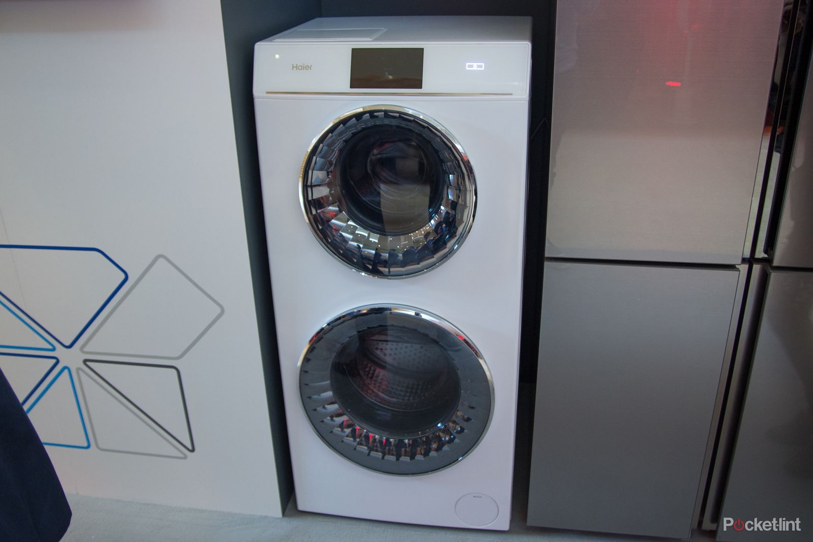 haier dual drum washing machine offers smart control smart washing flexibility image 1