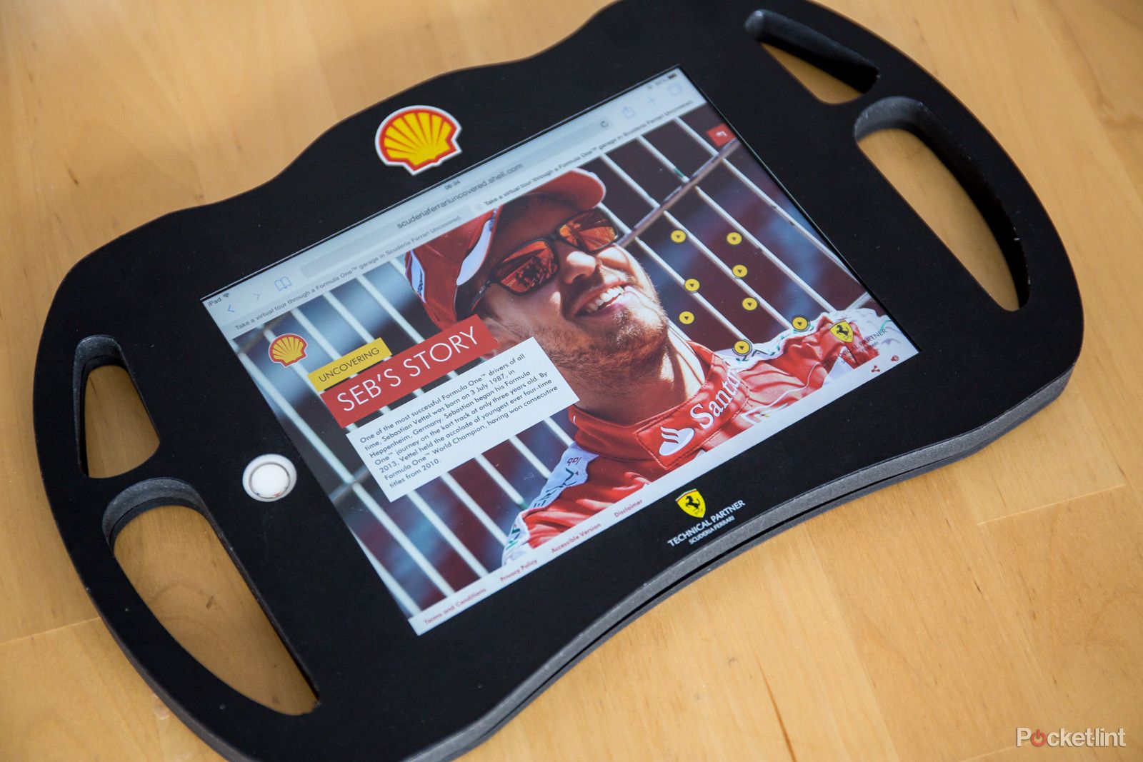 shell and ferrari team for incredible interactive f1 garage tour works great on phone or tablet image 4