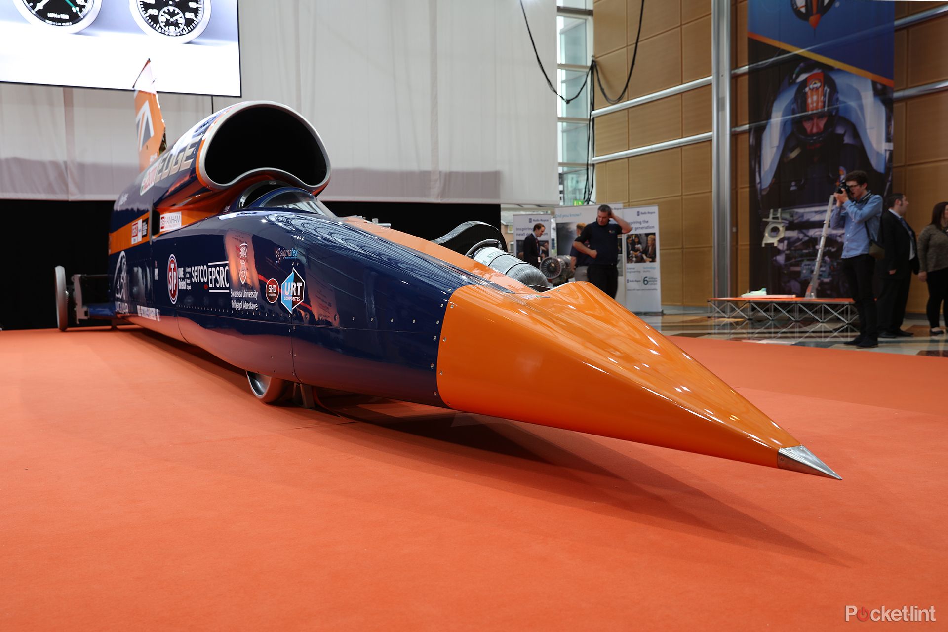 bloodhound supersonic car in pictures the 1 000mph british record breaker shown in london image 1