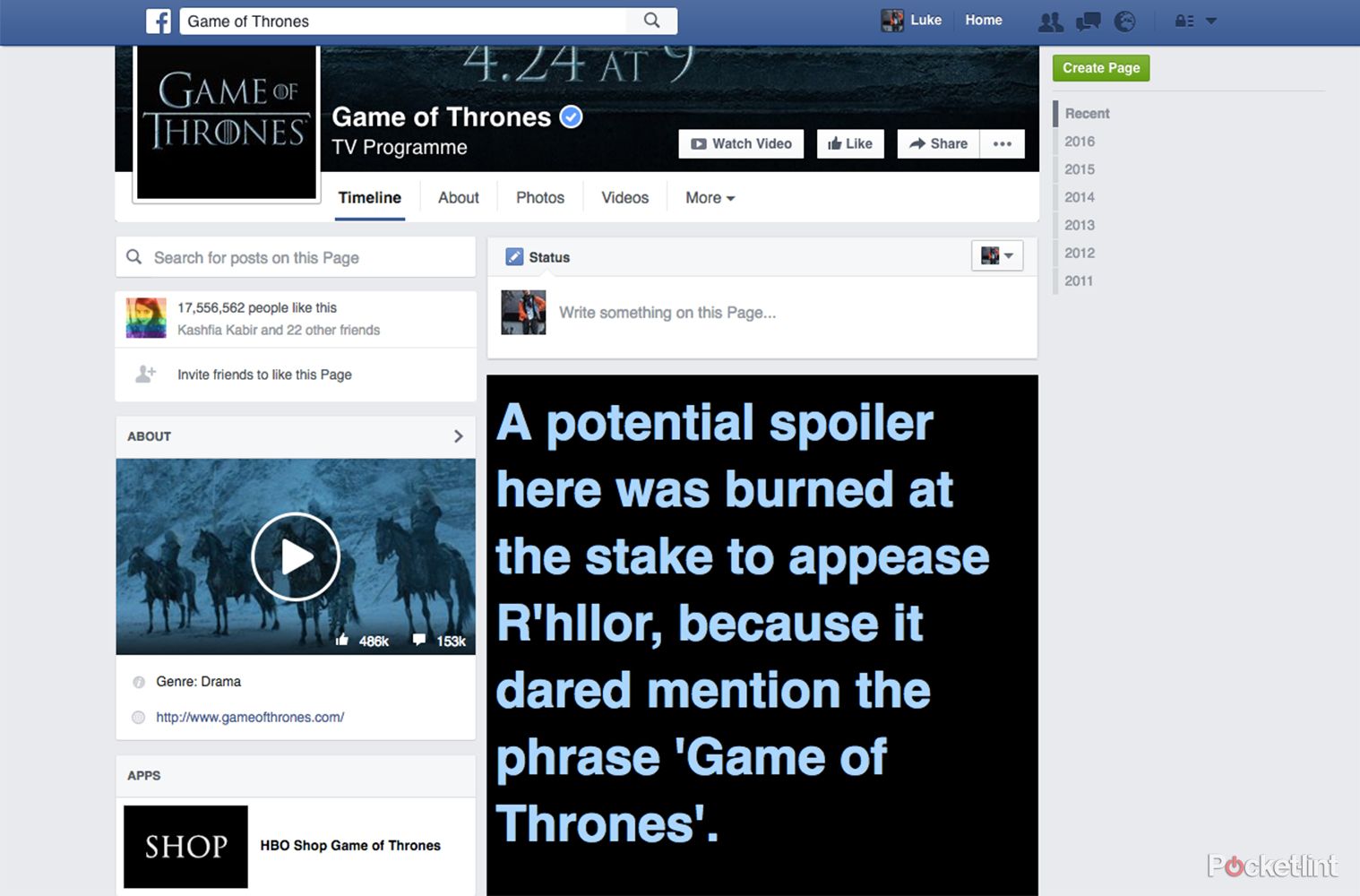 avoid game of thrones spoilers with brilliant new chrome extension image 1