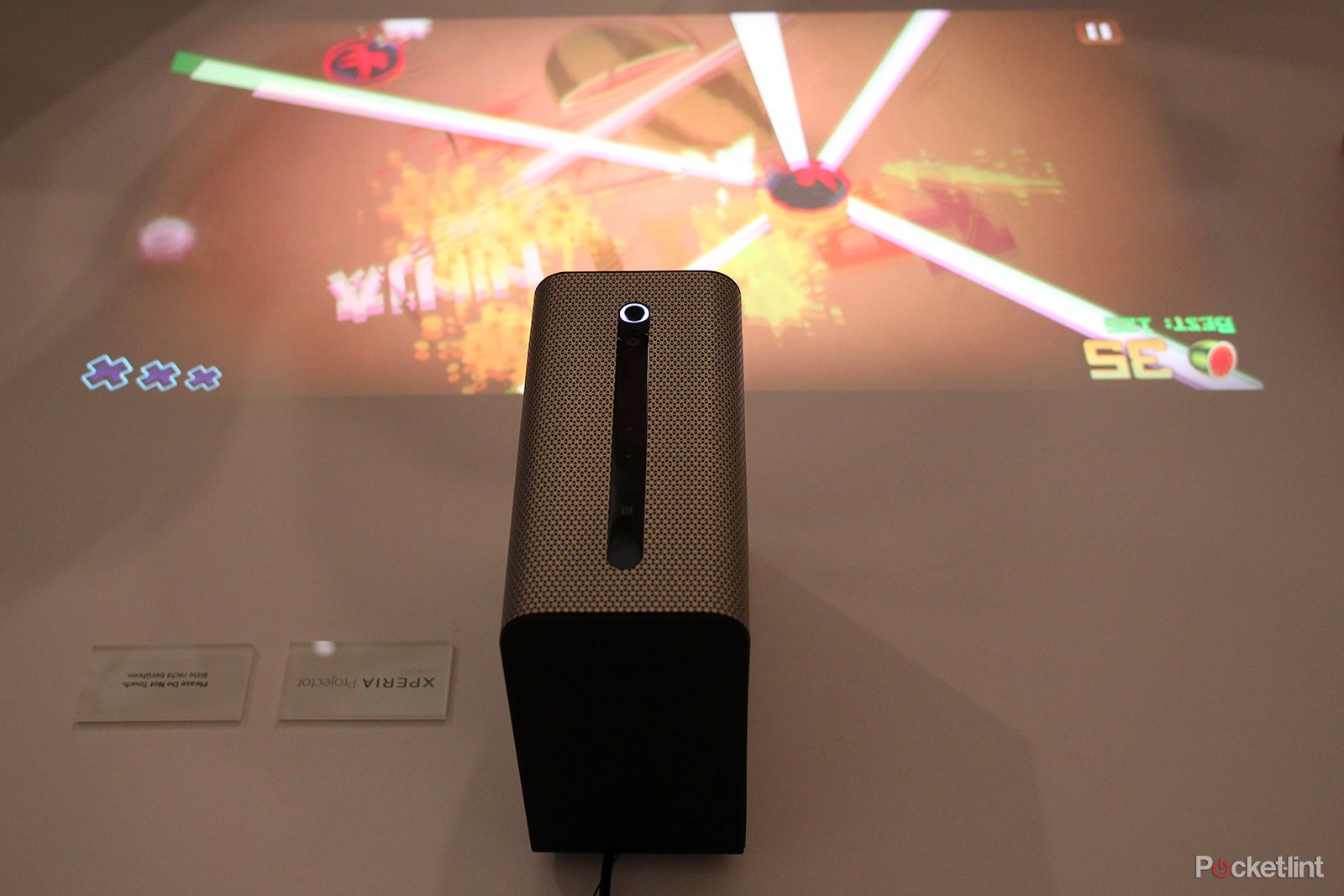sony xperia projector concept will let you play candy crush on the kitchen table image 1