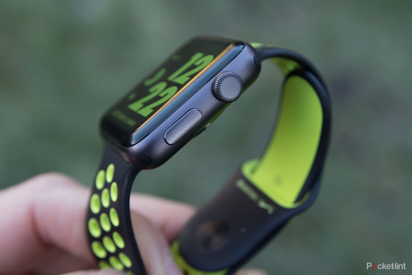 Apple Watch with Nike band