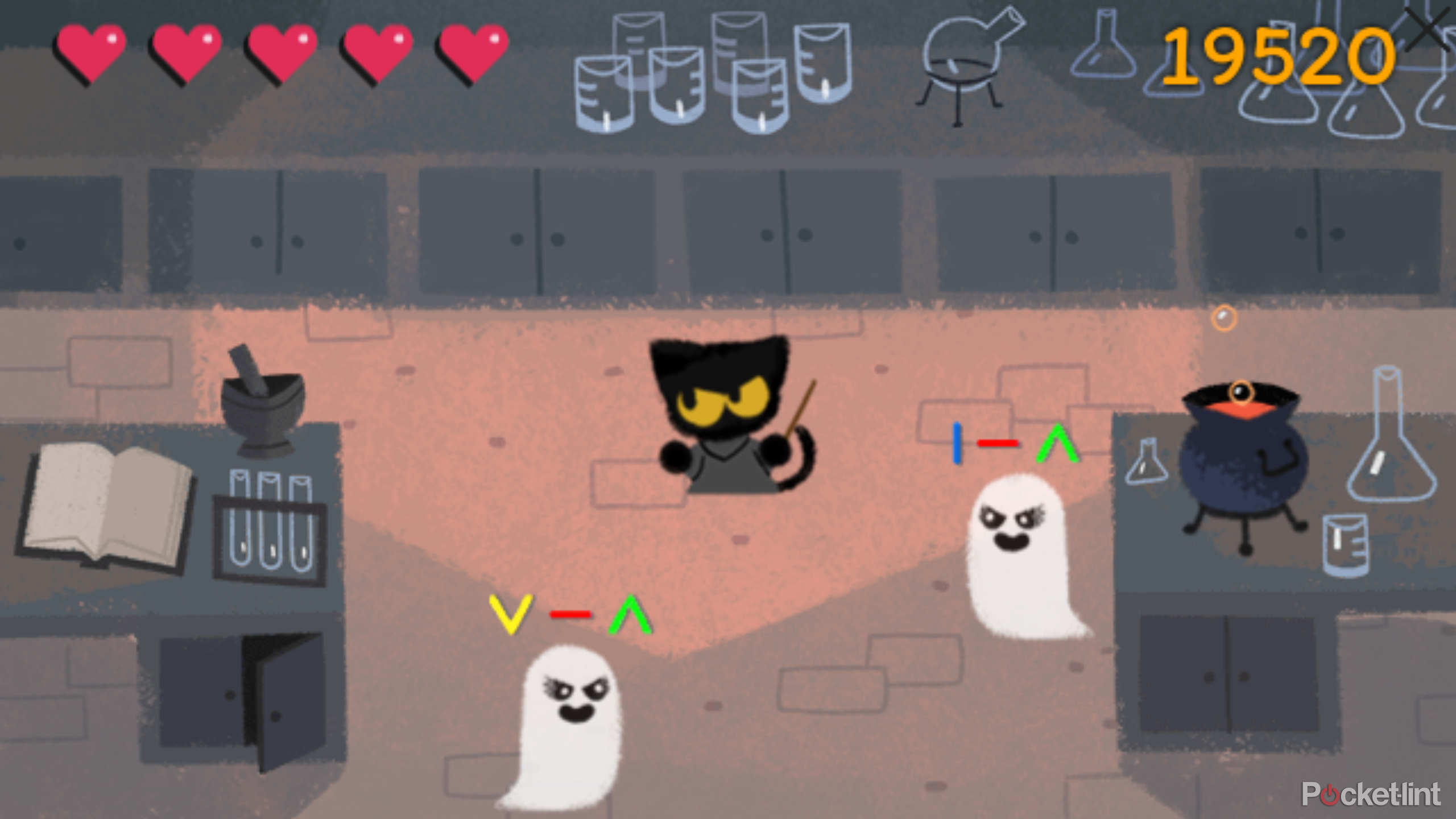how to play the awesome halloween google doodle image 1