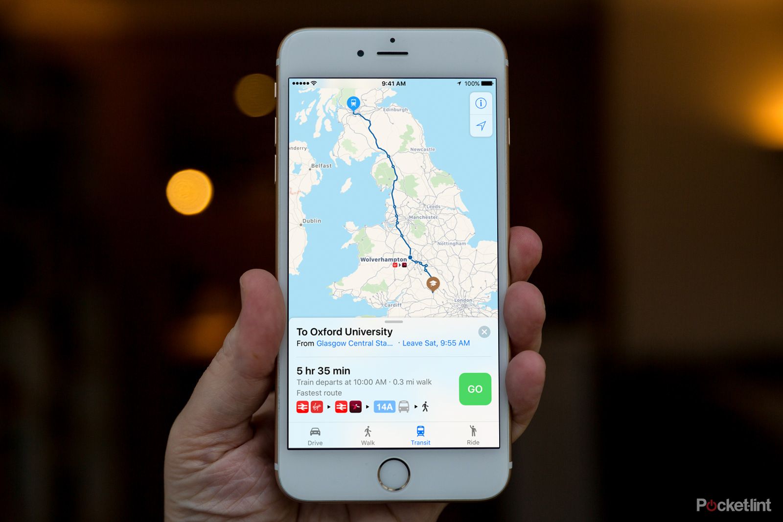 apple maps ios 10 update adds live public transport information for the whole of britain image 1