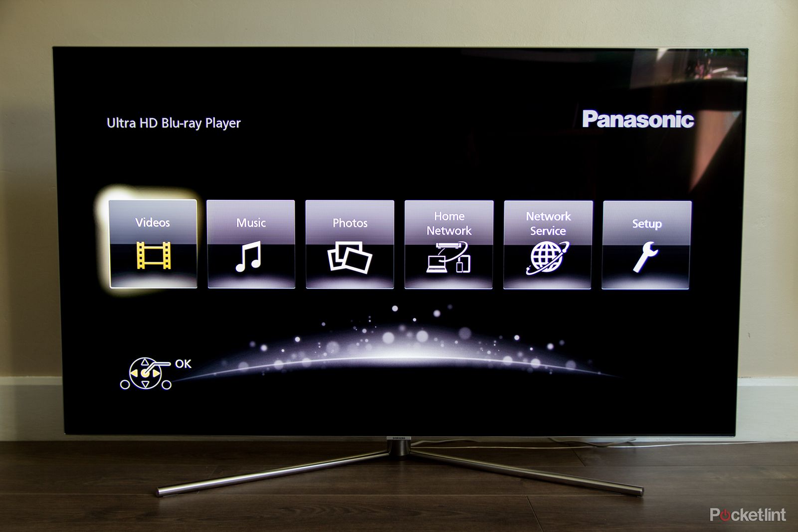 Panasonic UB400 user interface image 1