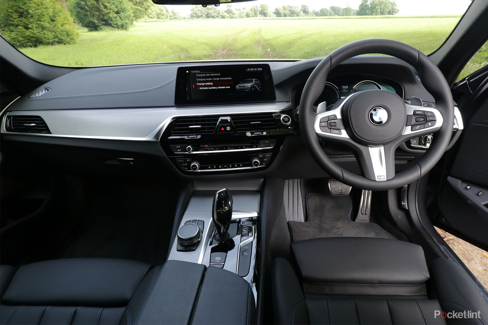 BMW 530e electric hybrid interior image 1