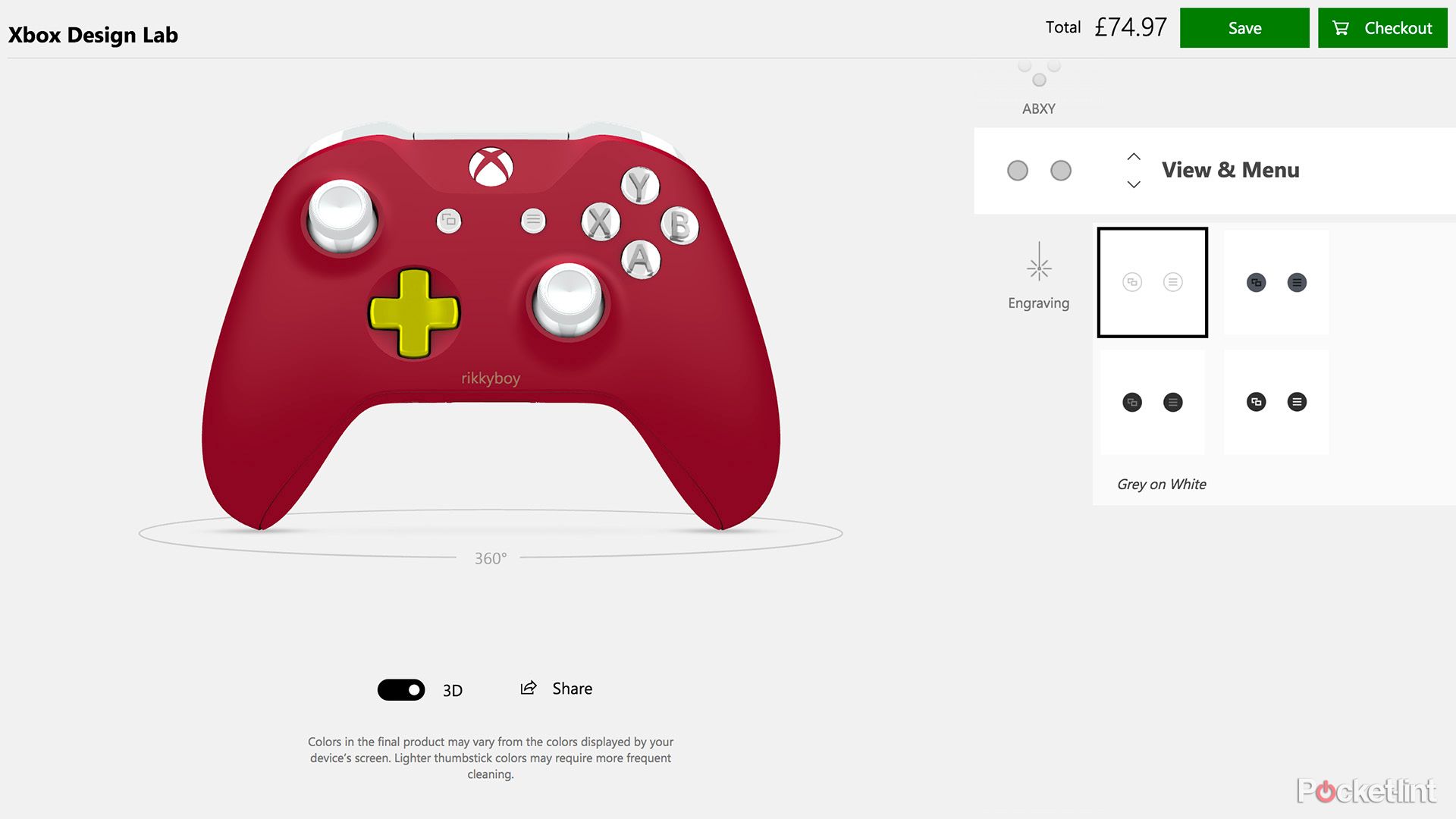 Xbox One Design Lab screens image 8