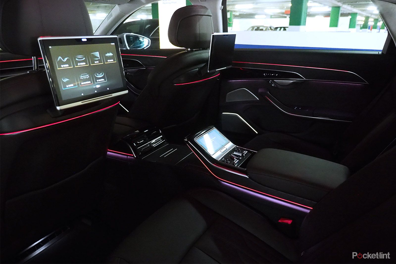Audi A8 rear interior image 1