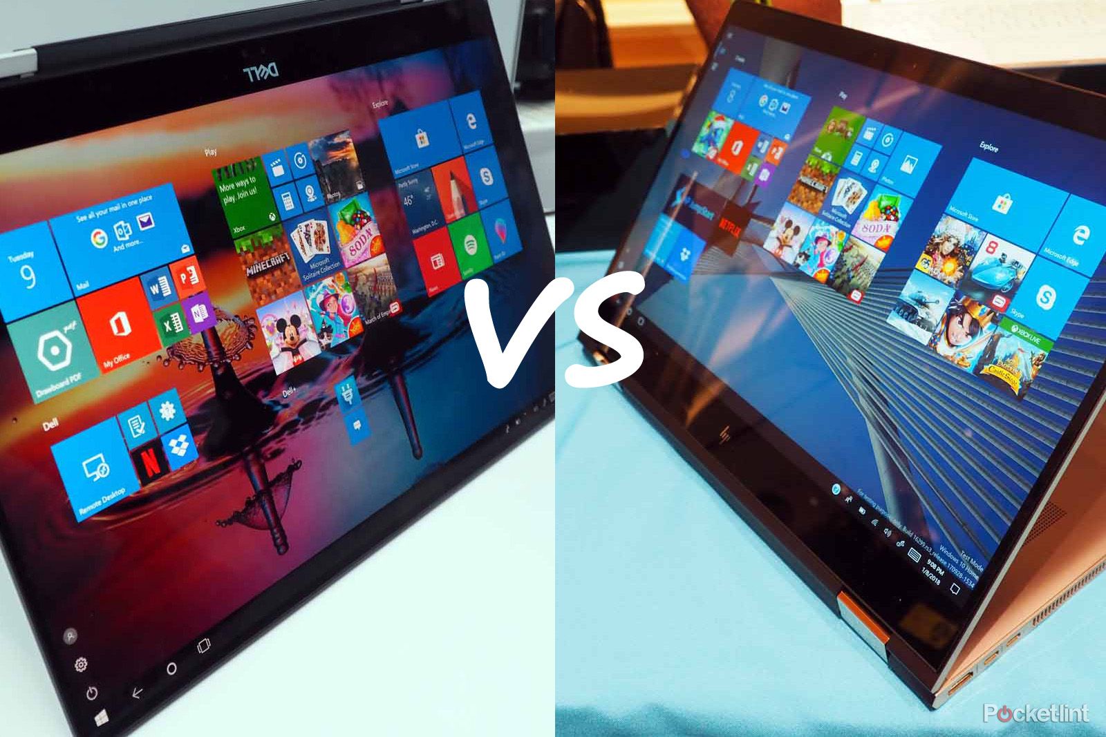 HP Spectre 15 x360 vs Dell XPS 15 2-in-1 up close with the large convertibles image 1