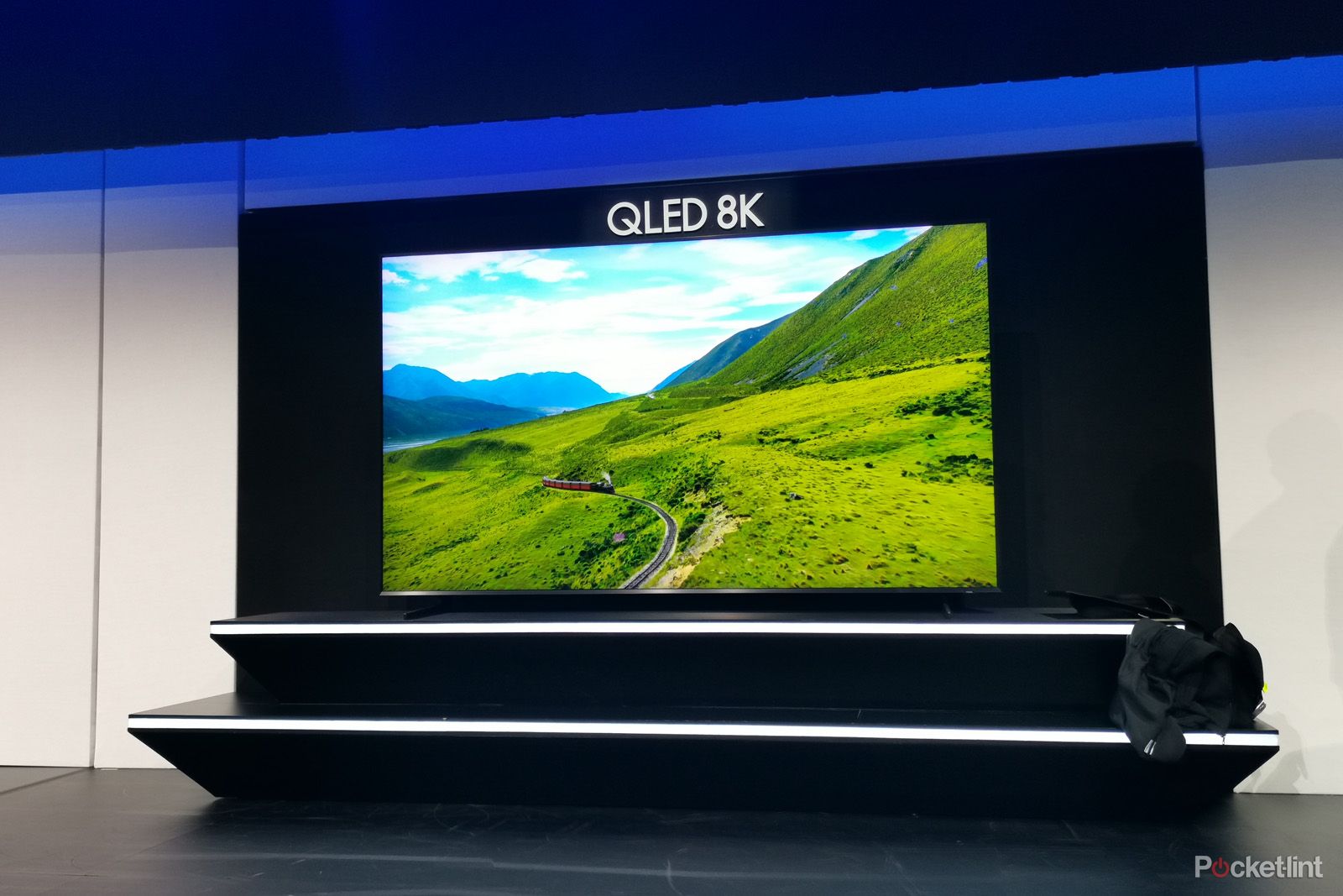 Samsungs huge 98-inch 8K QLED TV sits above a completely new 2019 8K lineup image 1