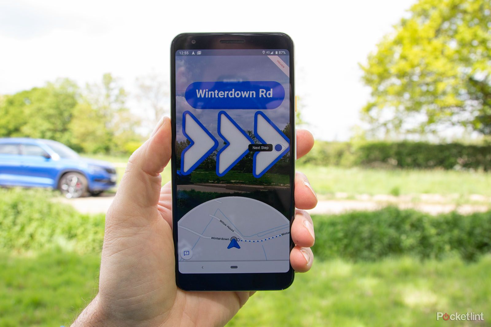 What is Google Maps AR navigation image 2