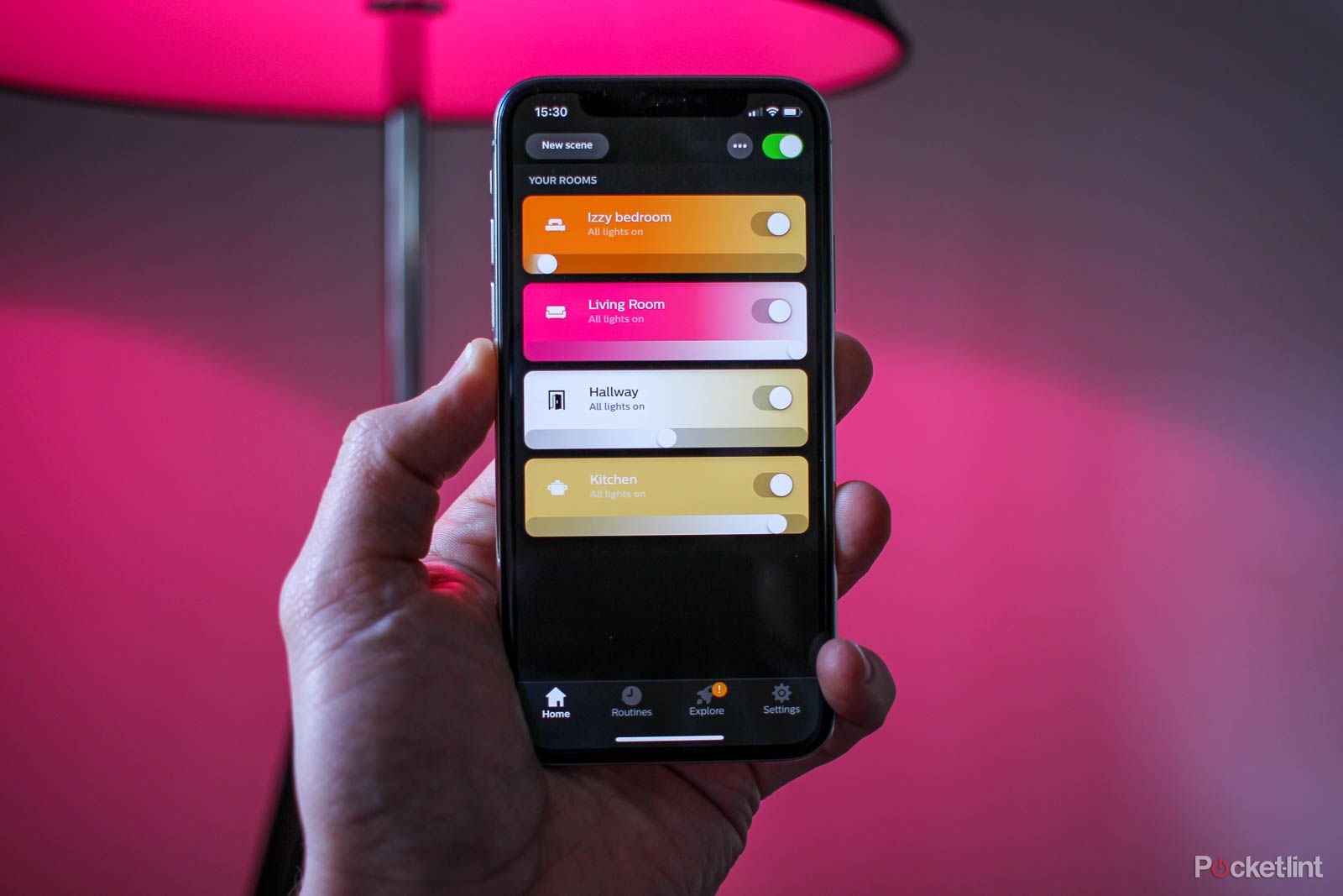 Philips Hue Group multiple in different areas