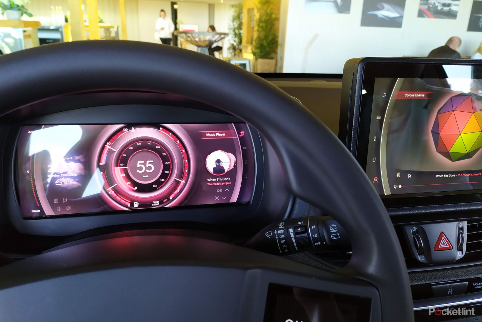 Hyundais cockpit of the future puts haptic displays on the steering wheel image 11