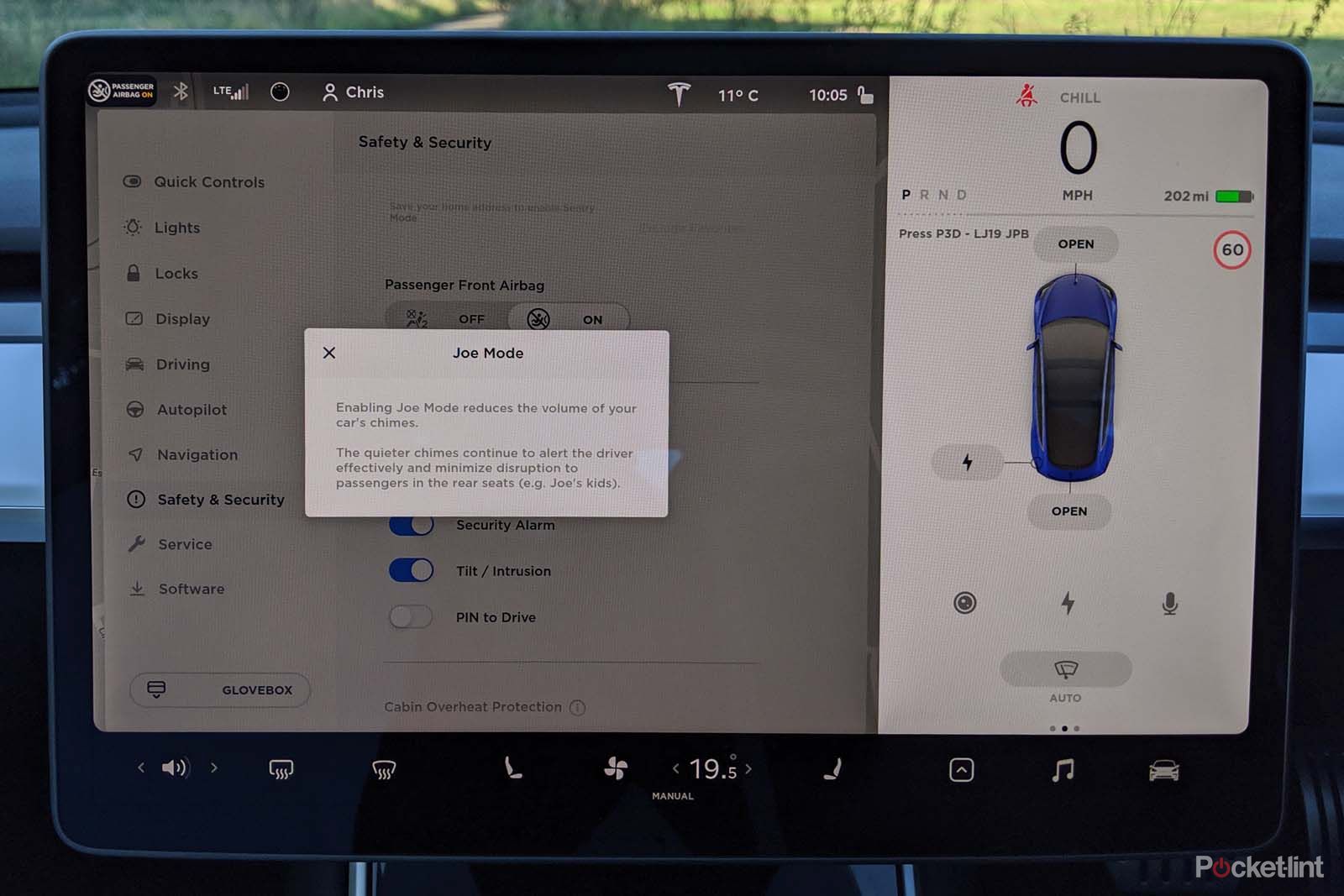 Tesla model 3 navigation outlet settings