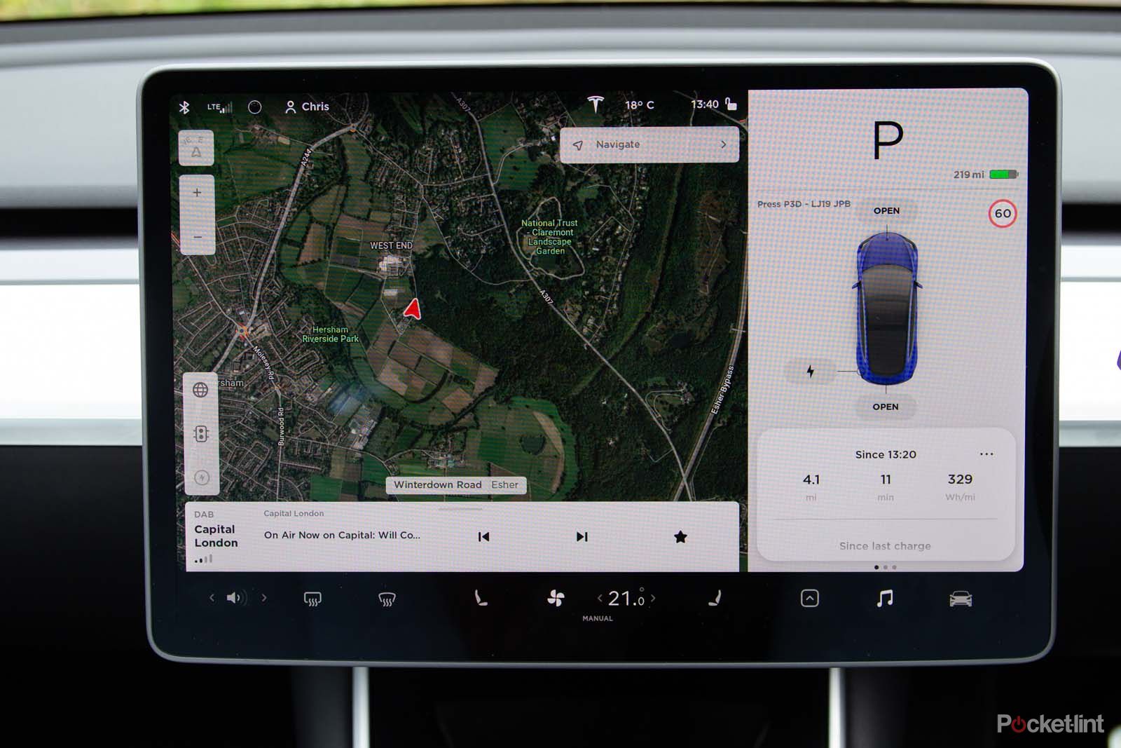 Tesla model deals 3 infotainment