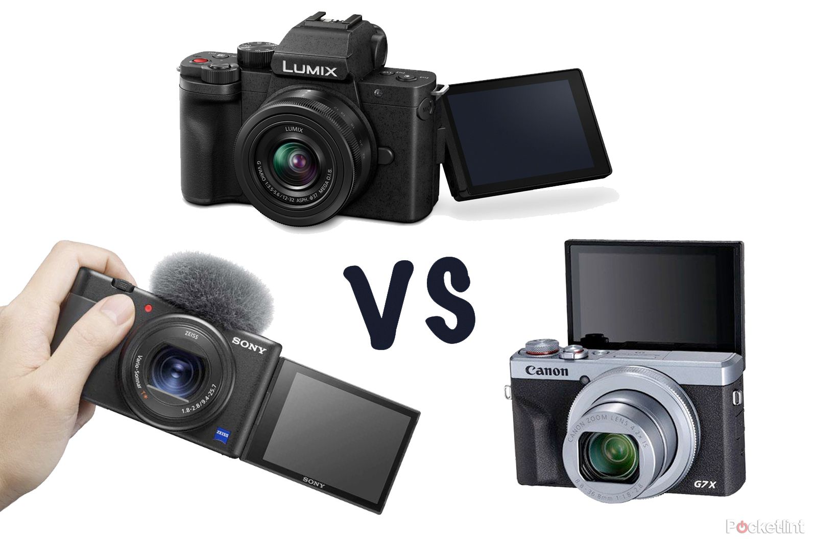 Panasonic G100 vs Sony ZV-1 vs Canon G7 X III image 1