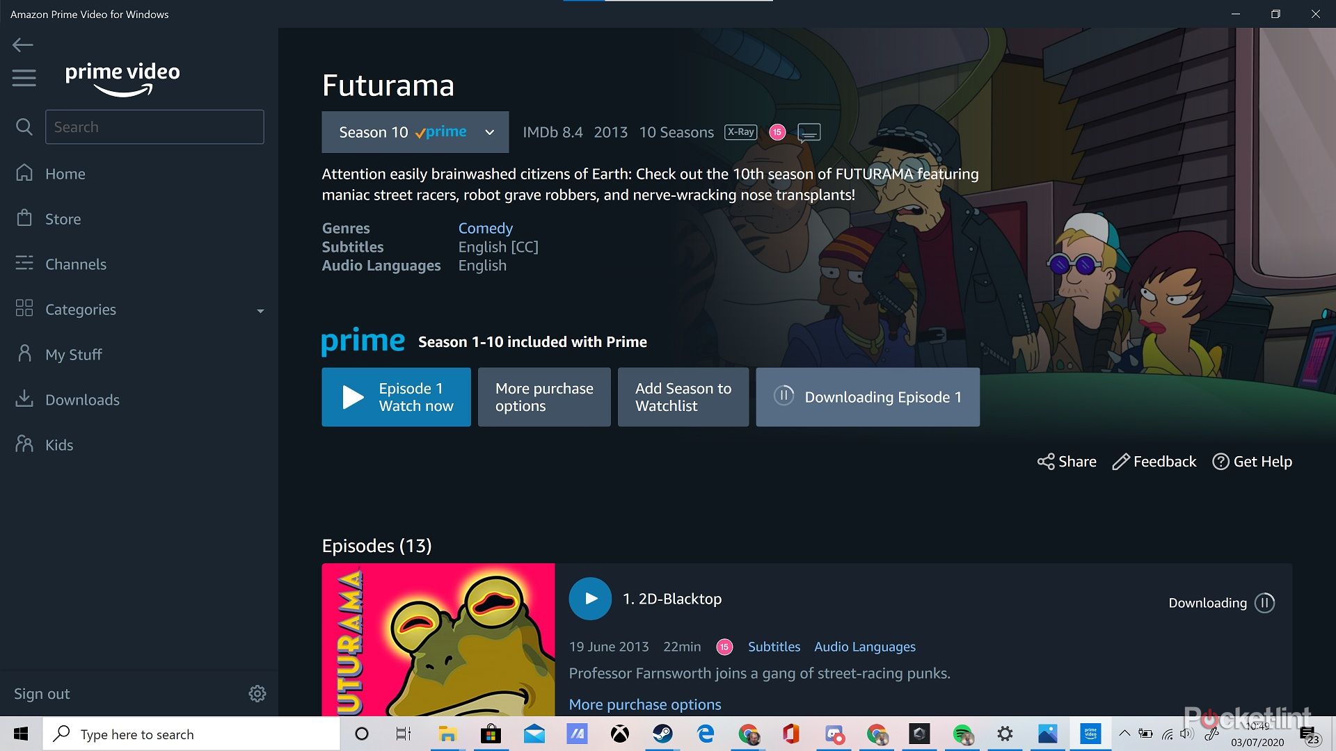 How to download Amazon Prime Video shows and movies