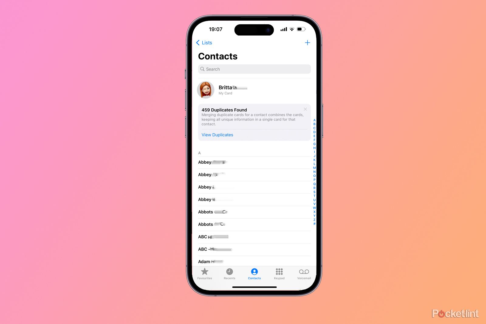 How to merge and delete duplicate contacts on iPhone