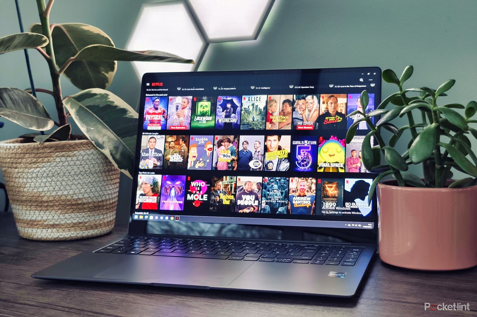 Netflix on computer screen