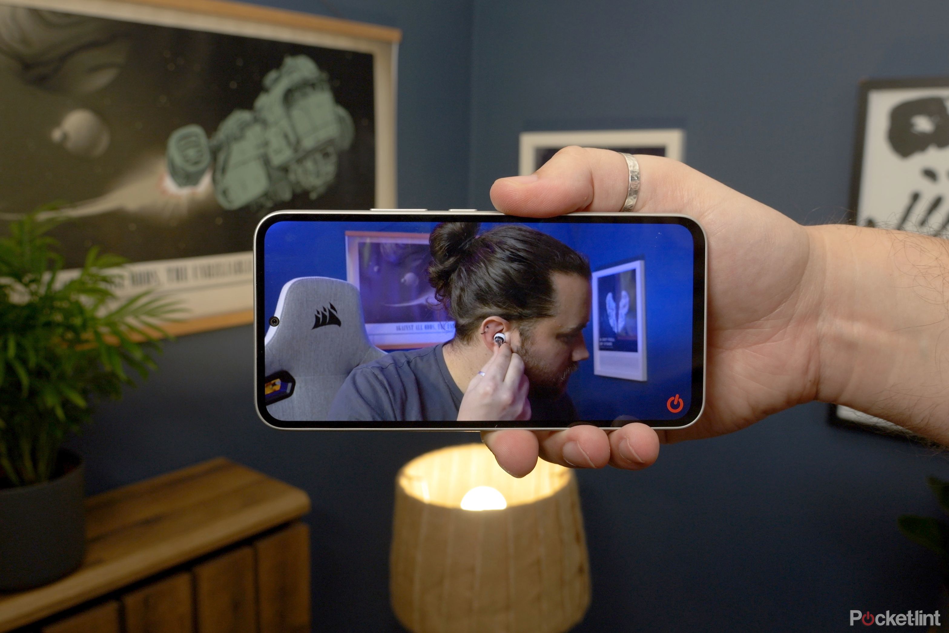 Galaxy A54 video watching - in hand