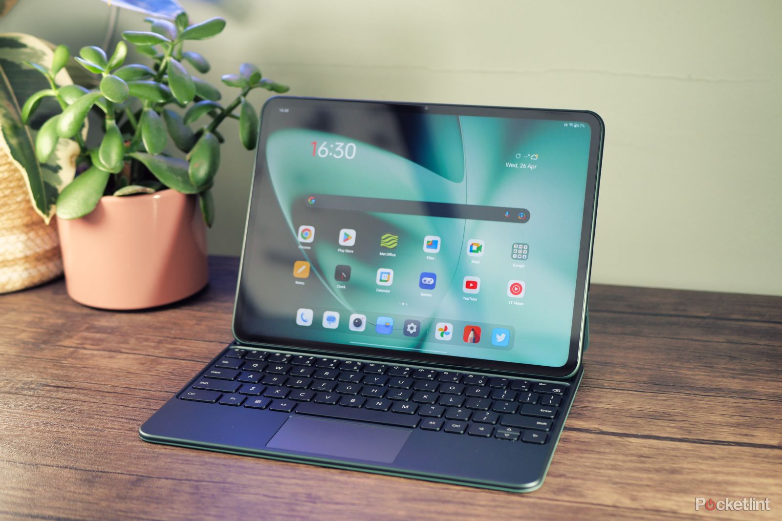 OnePlus Pad with keyboard attachment. 