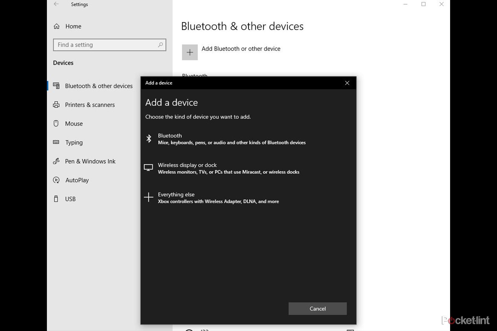 Windows 10 Bluetooth Settings