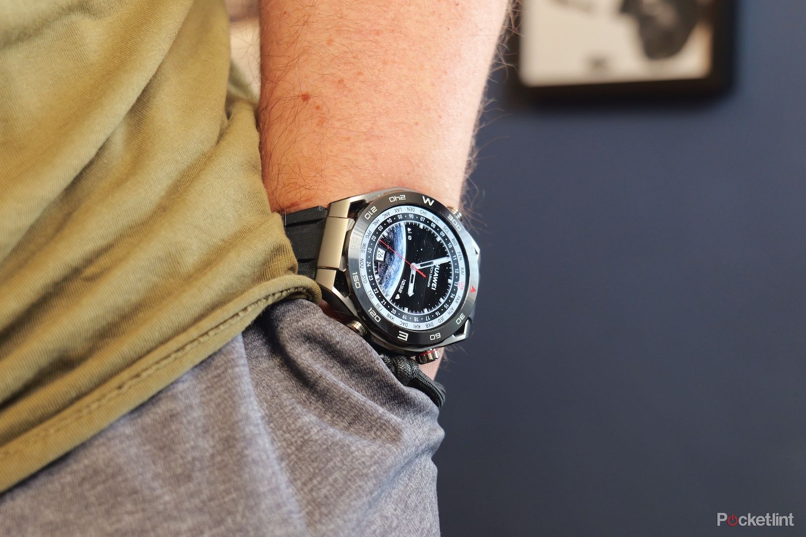 Huawei Watch Ultimate casual in pocket on arm