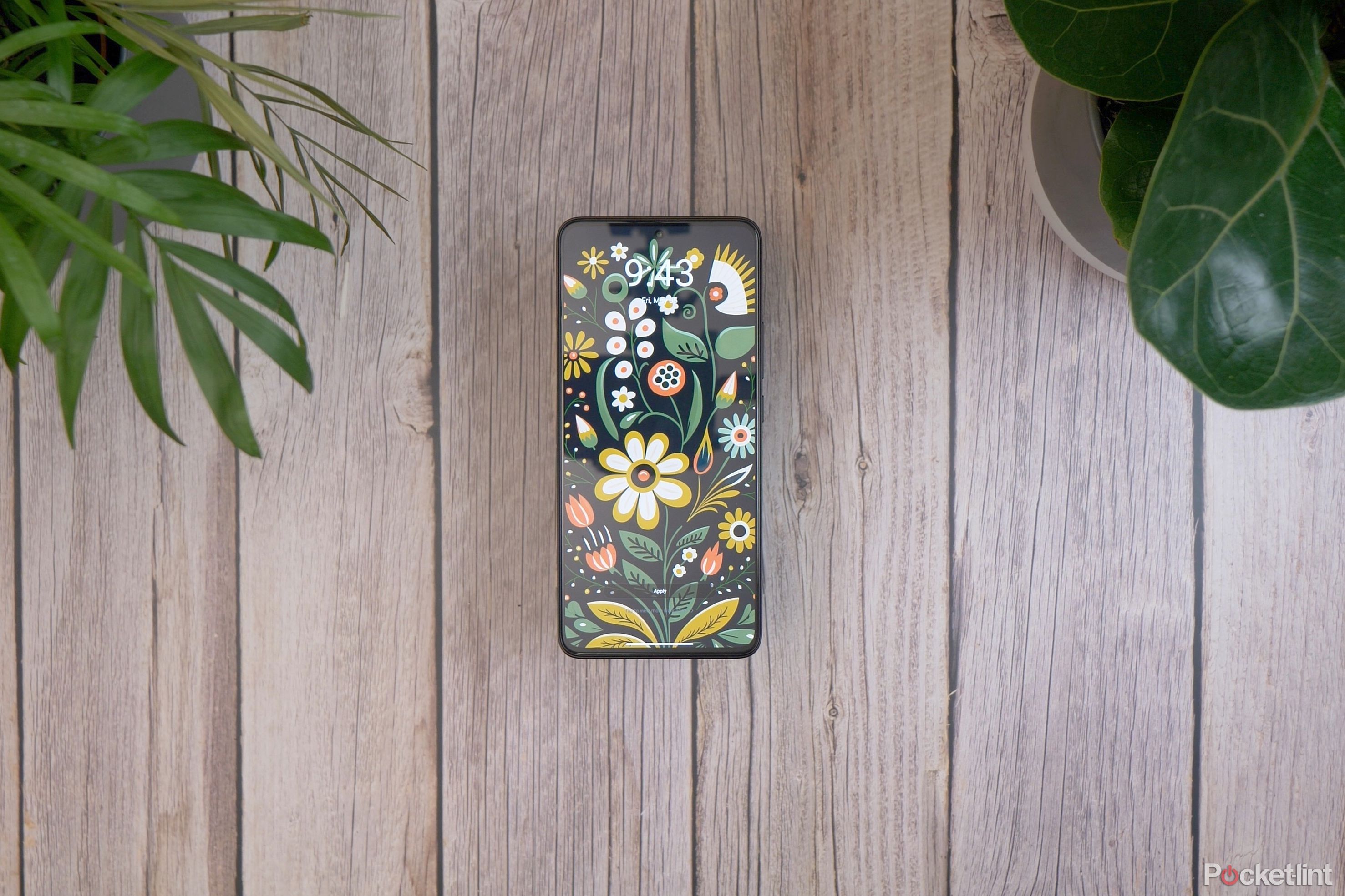 Poco F5 Pro floral wallpaper top down-1