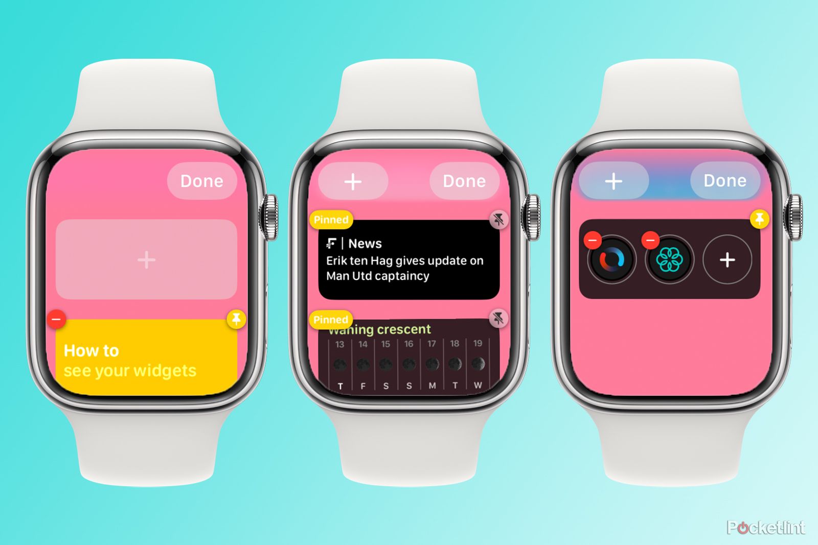 Changing Apple widgets in watchOS 10