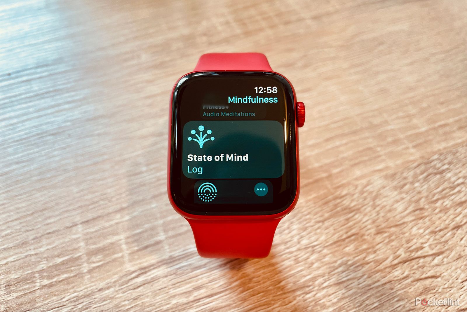apple watch mindfulness app on state of mind screen