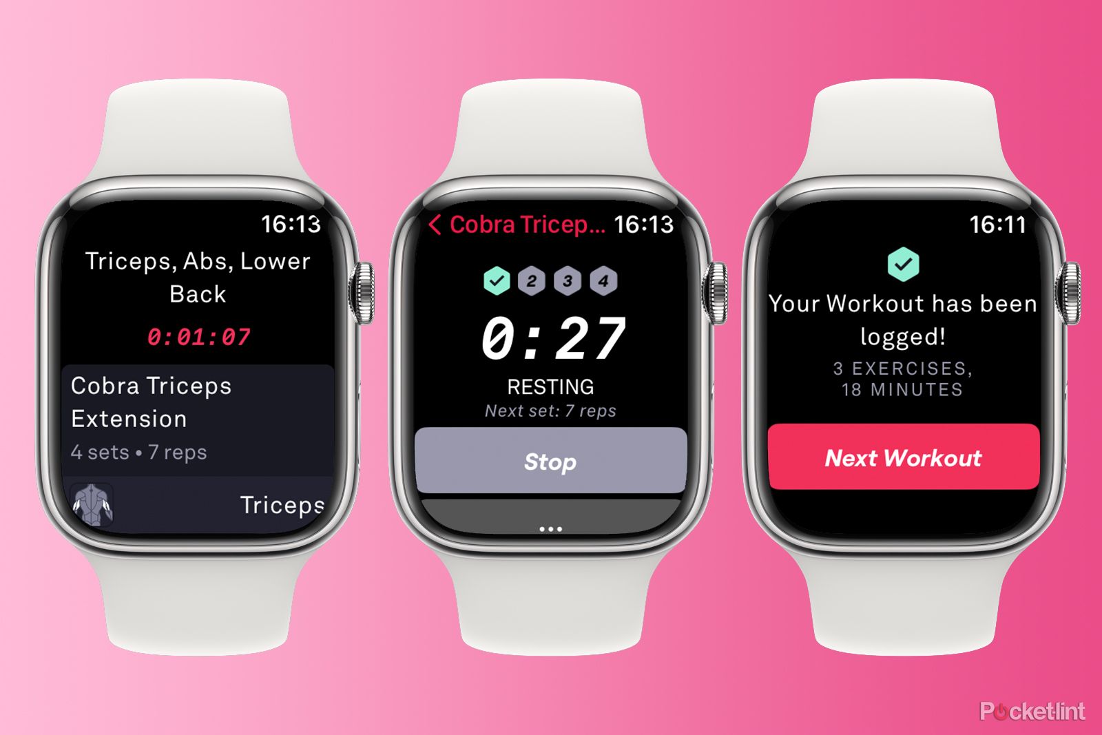 Fitbod-appen på Apple Watch