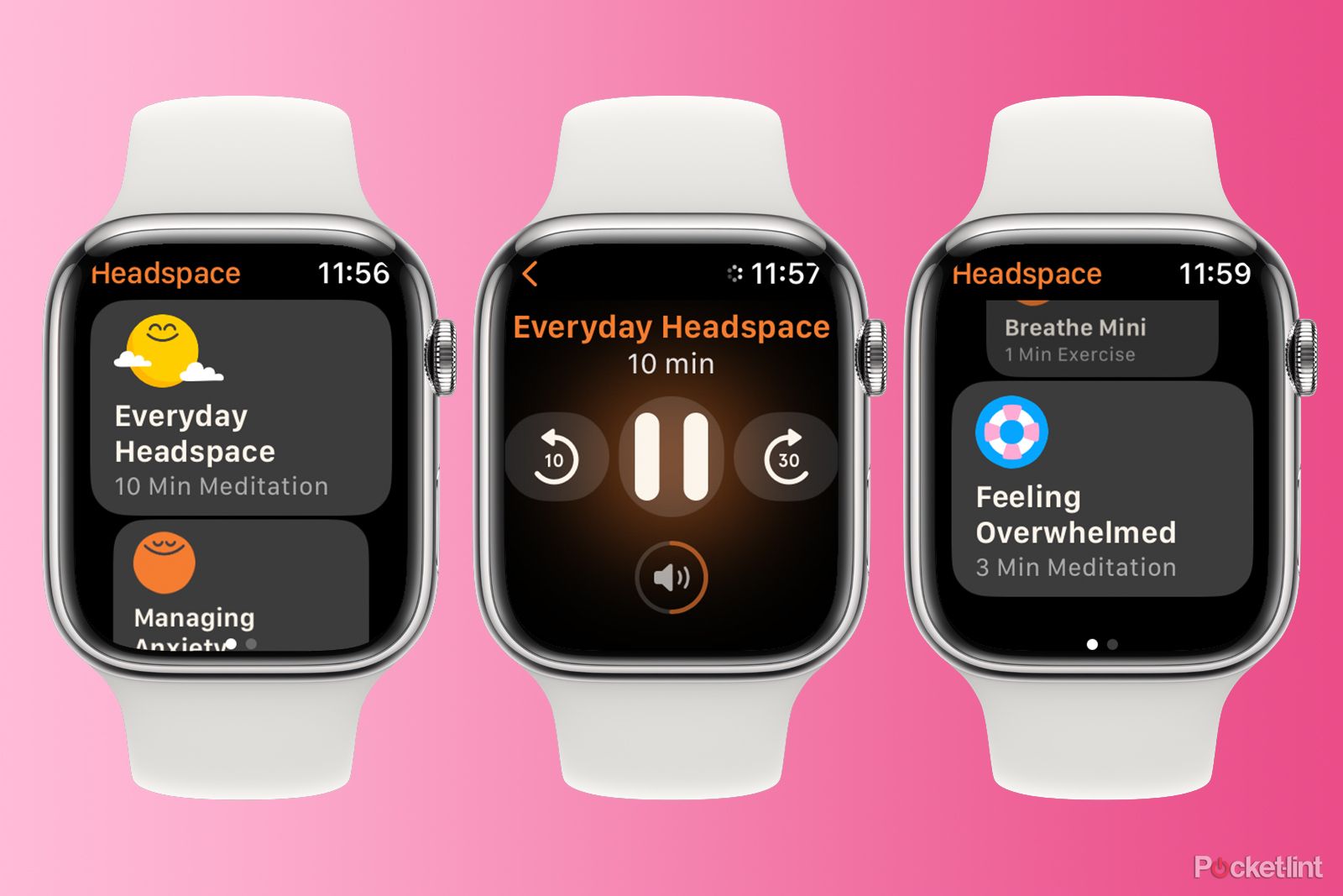 Headspace-app på Apple Watch