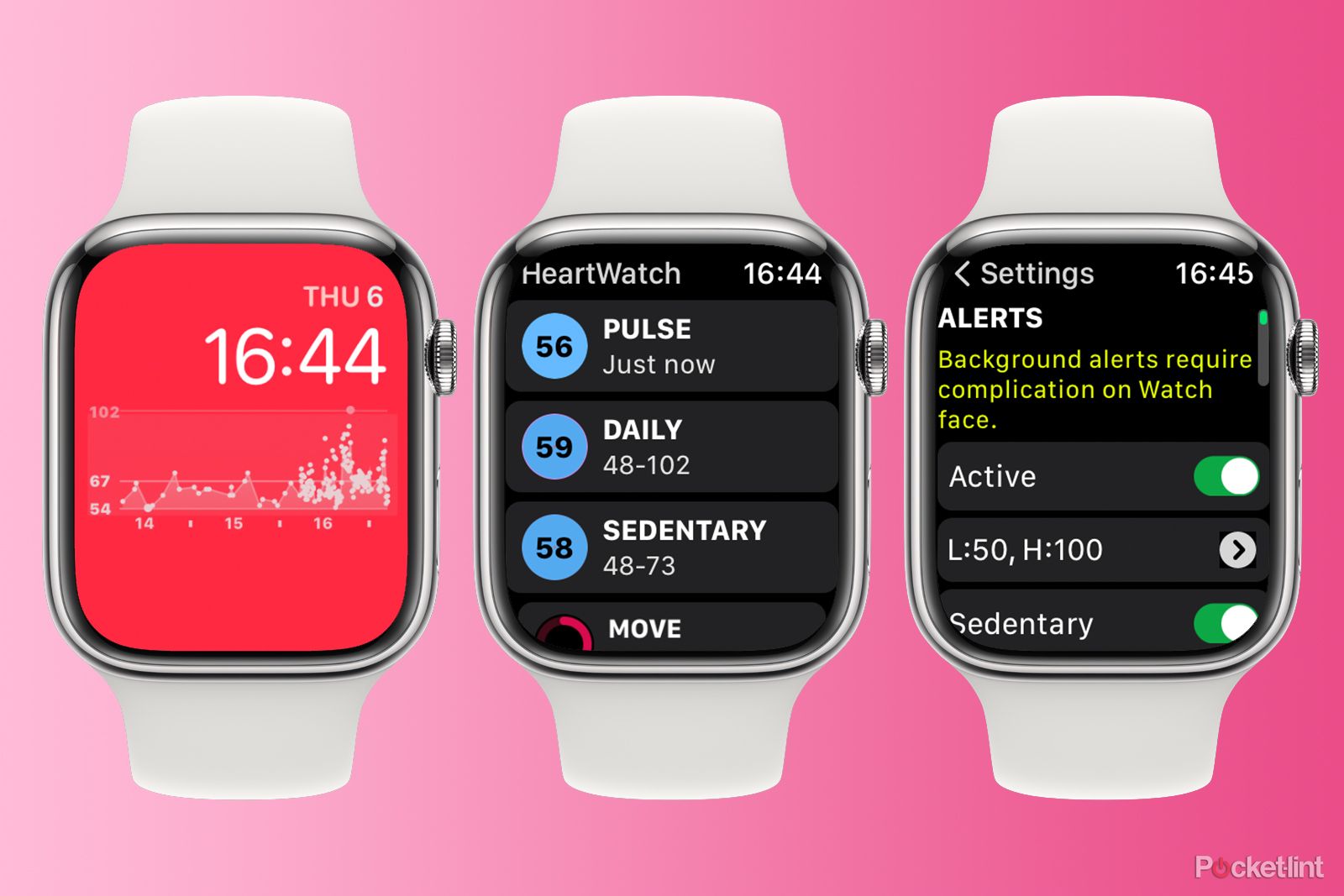 Appen Heart Watch på Apple Watch
