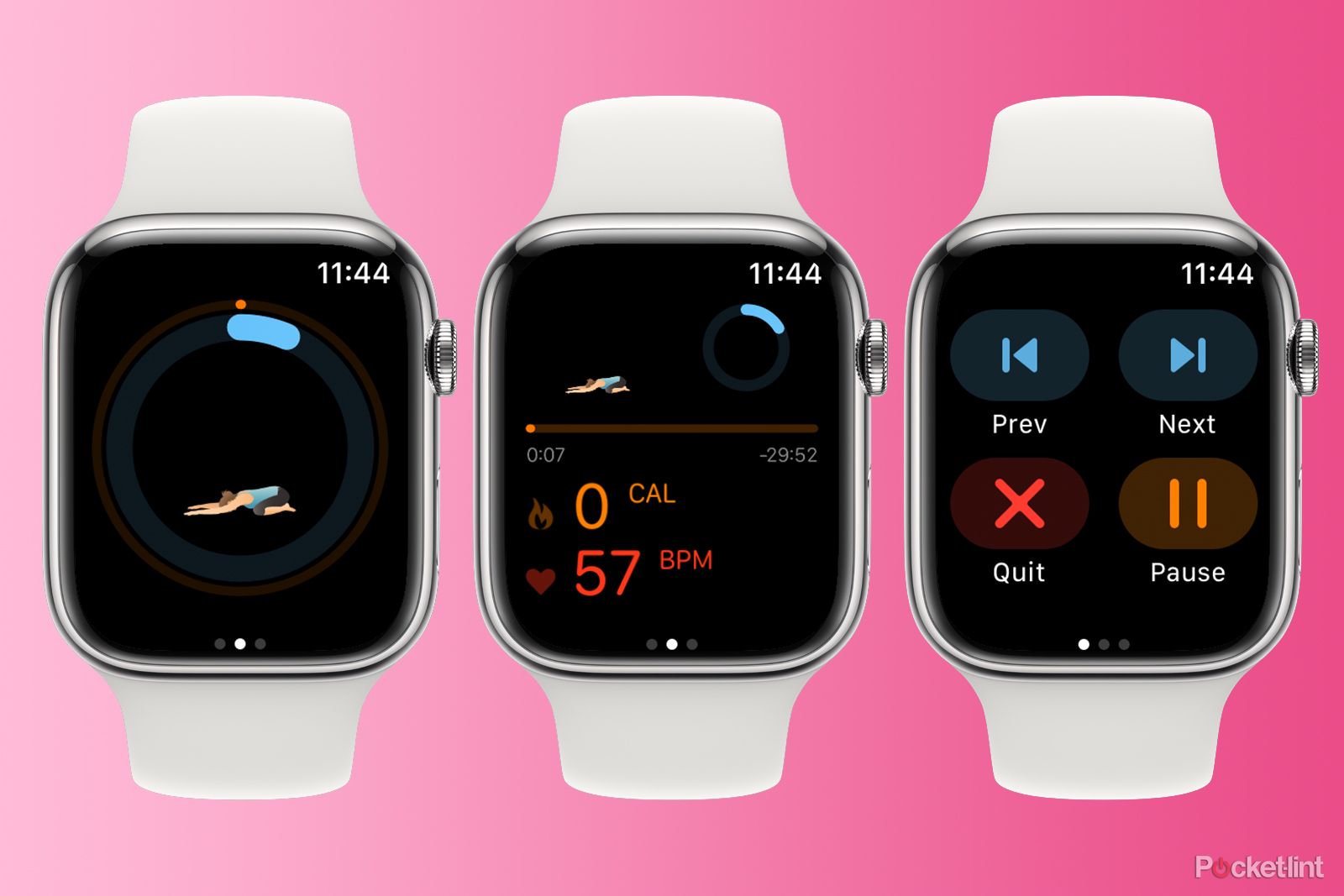Pocket Yoga-appen på Apple Watch