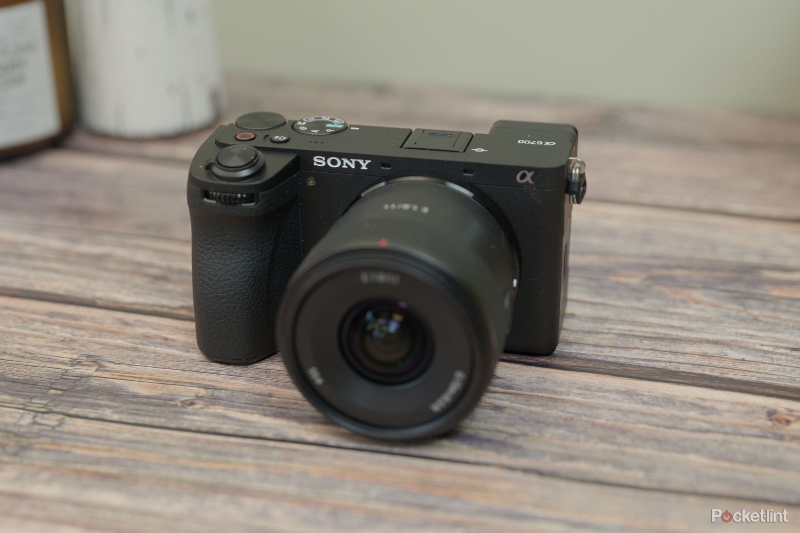 Sony A7600 front top angle