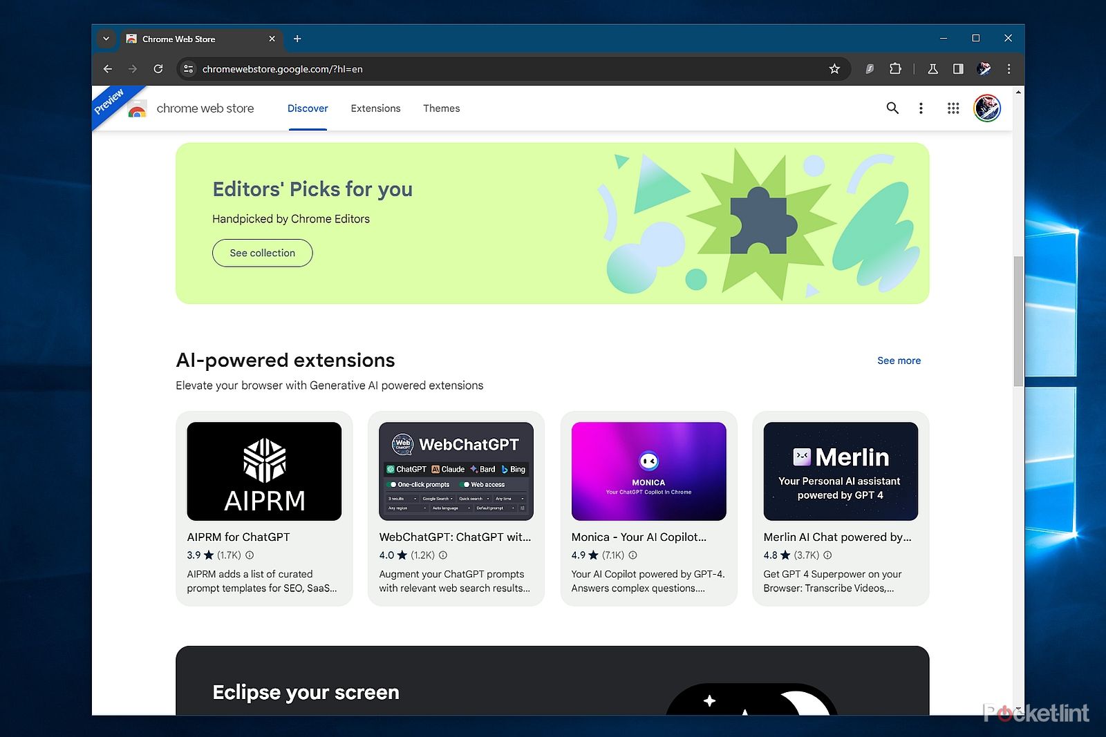 The revamped new Chrome Web Store
