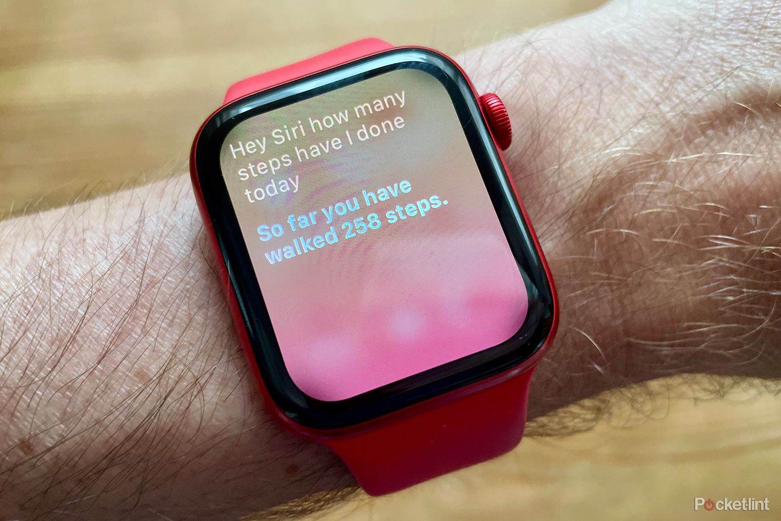 Siri step query on Apple Watch Series 6