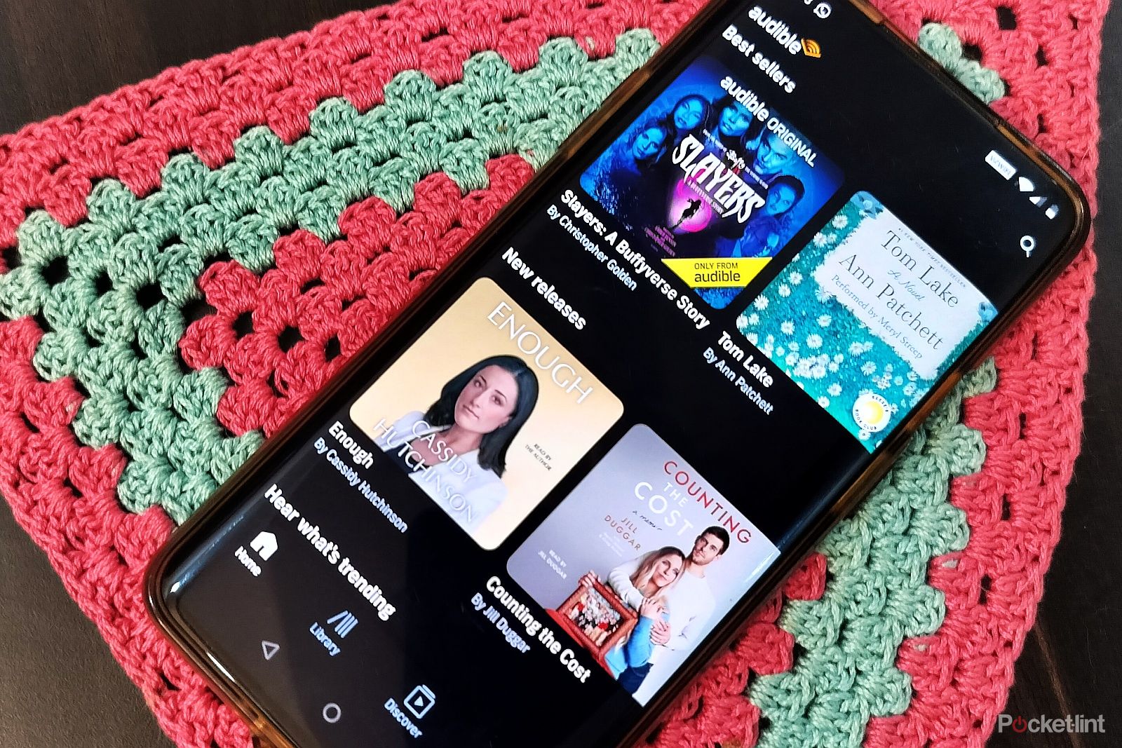 Audible app on an Android phone