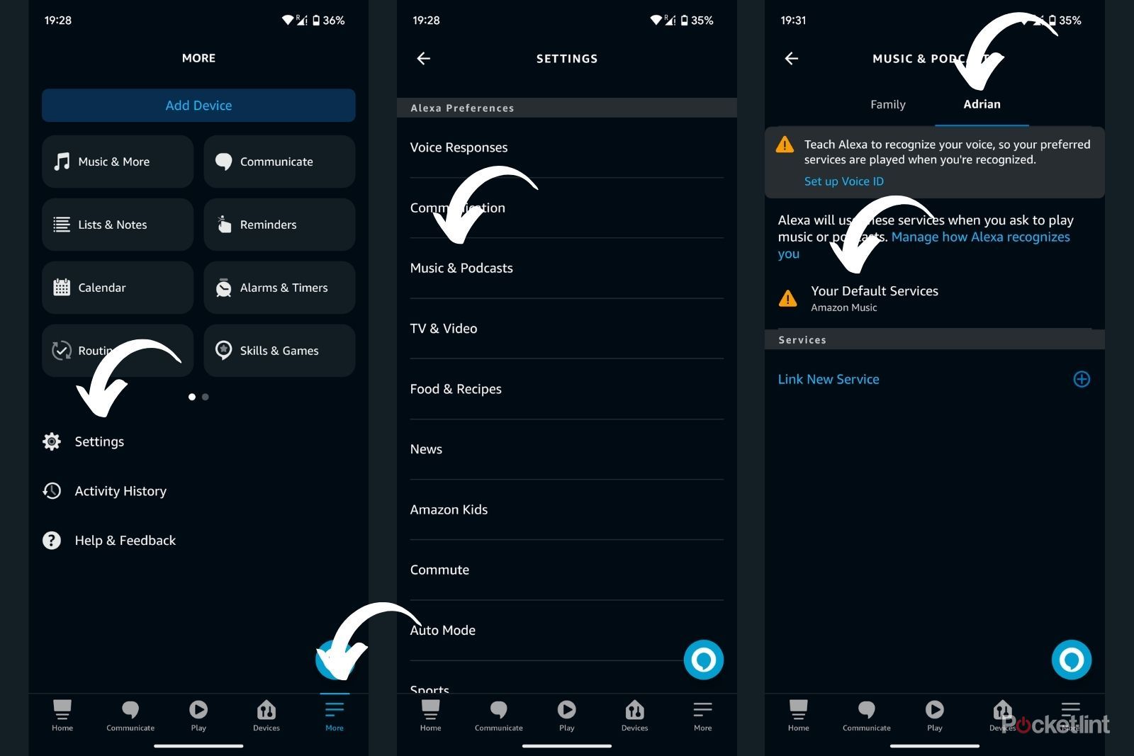 How to change the default music service on Alexa and Amazon Echo