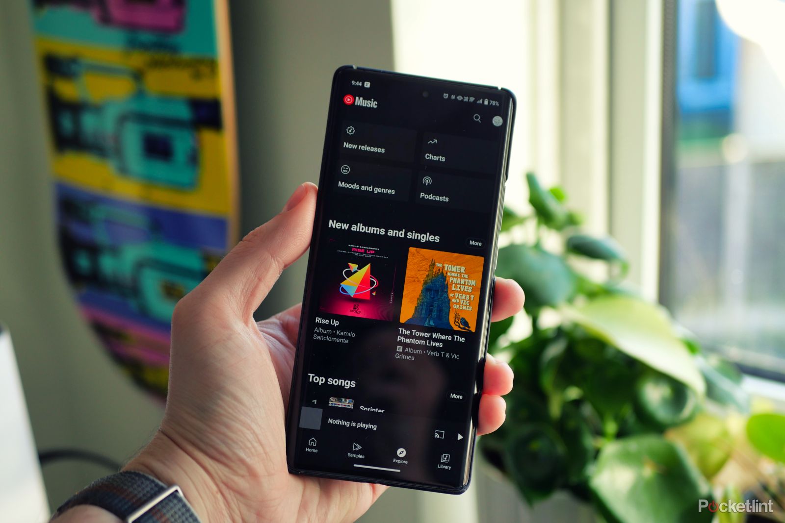 YouTube Music on an Android phone