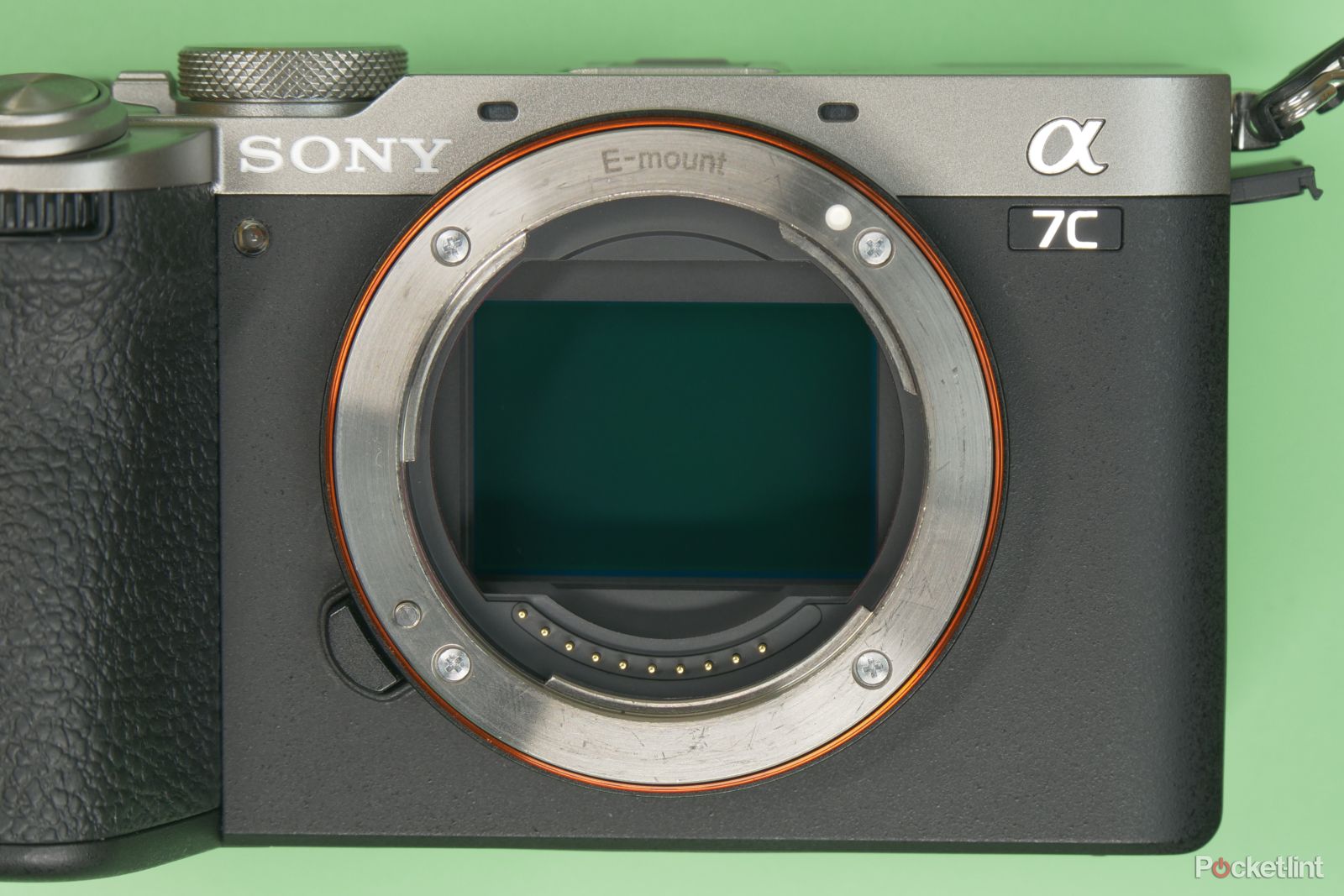 Sony A7Cii - sensor - top down 