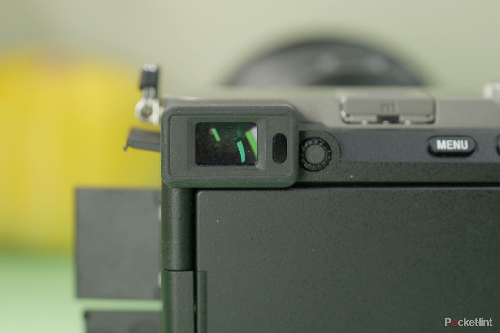 Sony A7Cii - viewfinder - closeup