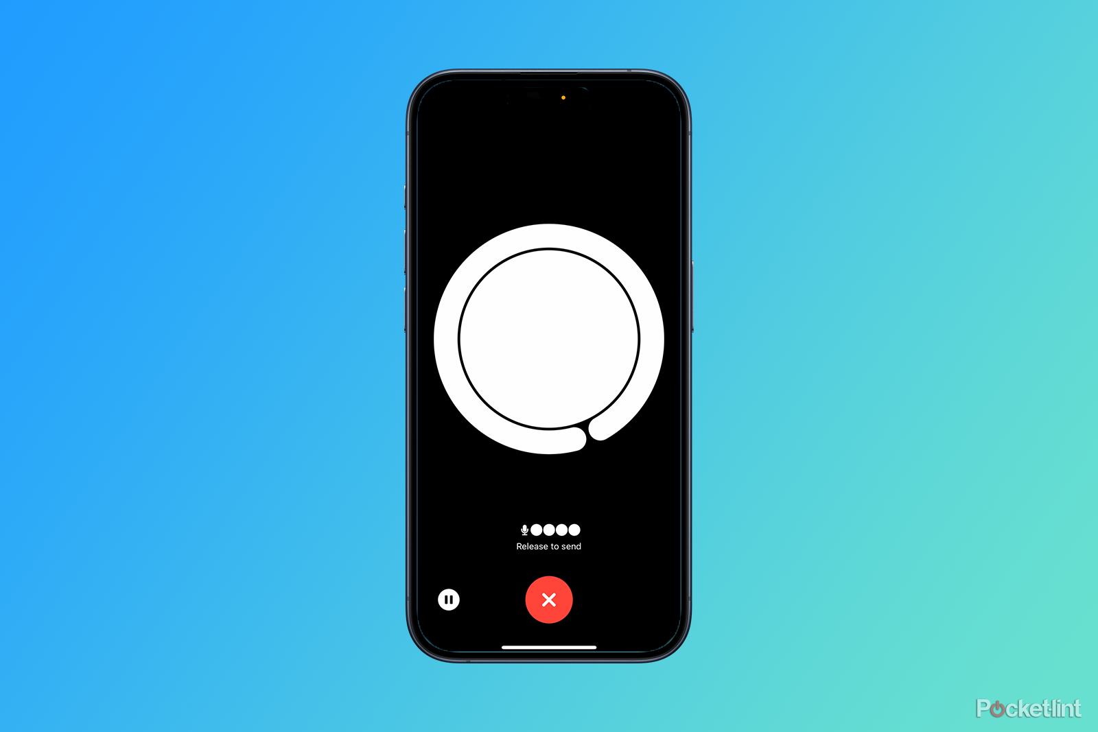 ChatGPT Voice manual recording on iPhone 15 Pro