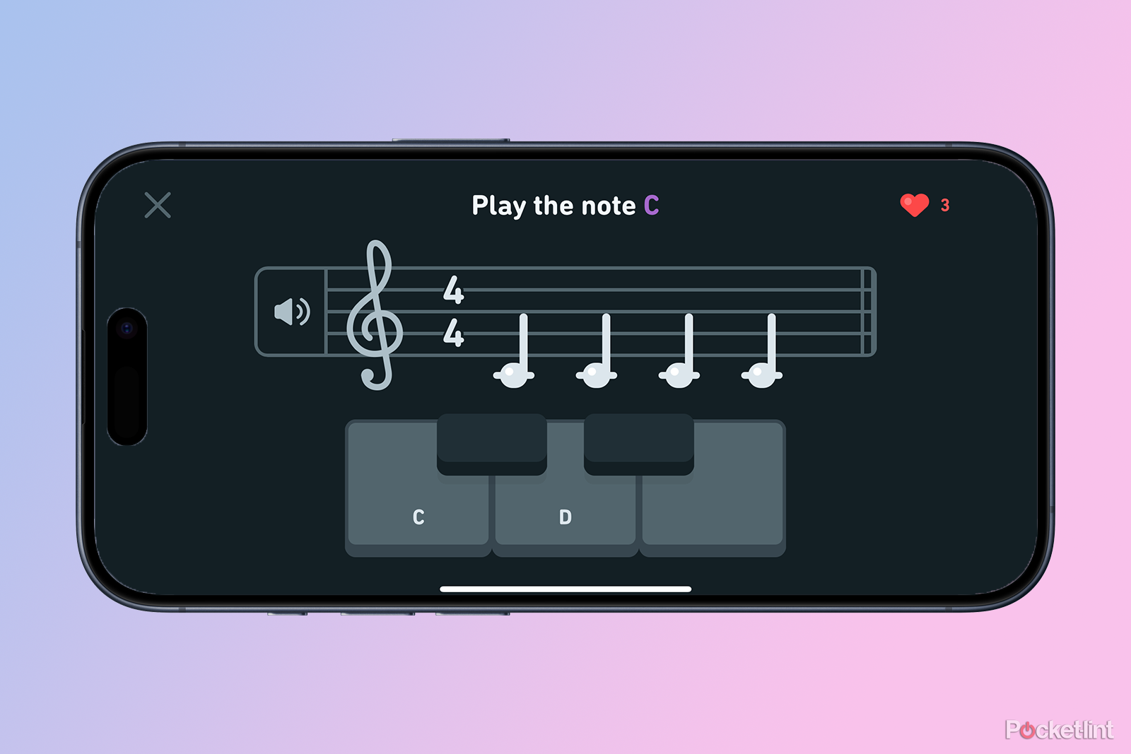 duolingo music screenshot