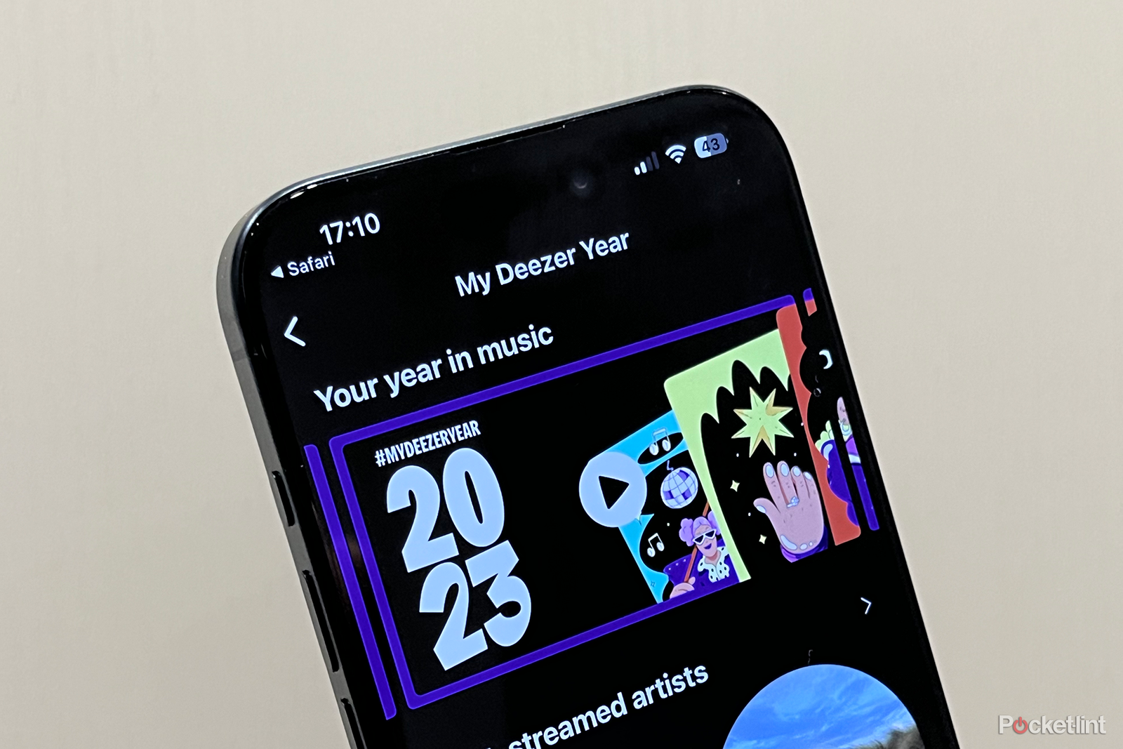 my deezer year on iphone 15 pro