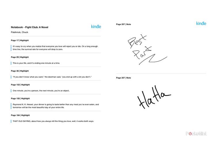 Scribed Note Examples How to take notes on Kindle Scribe: Create, find, and export