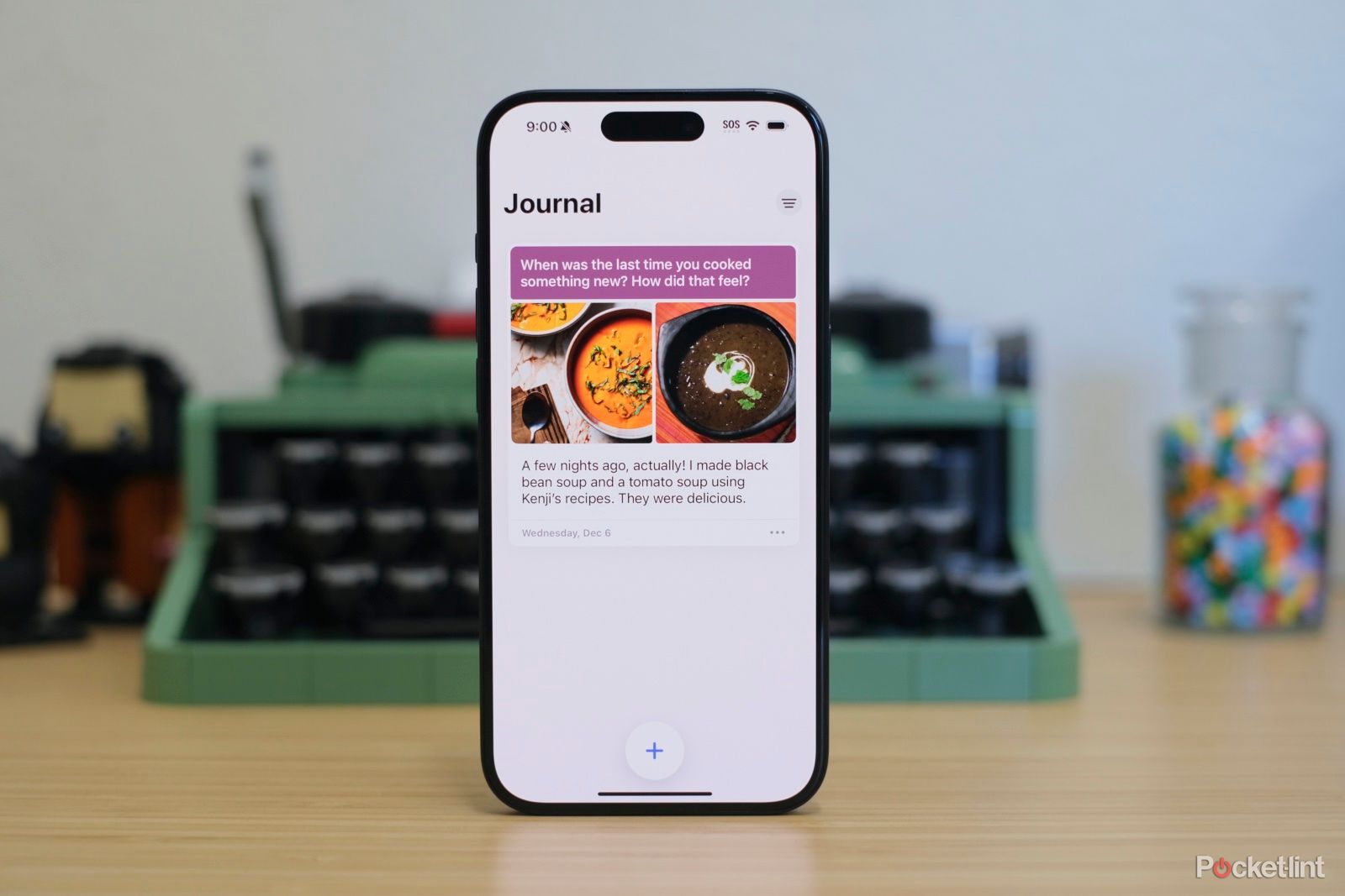 Main screen of Journal app