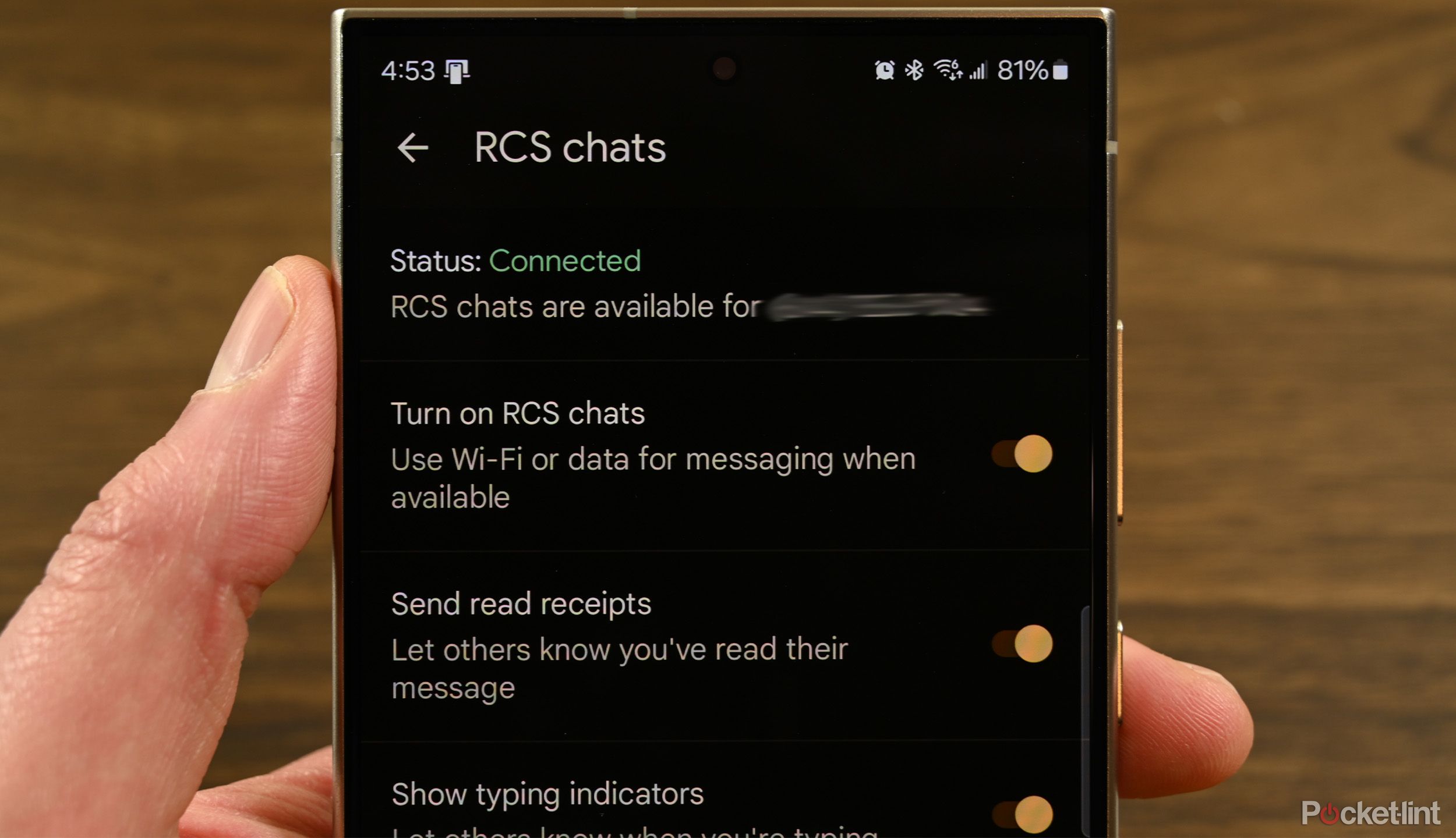 Google Messages RCS Chat