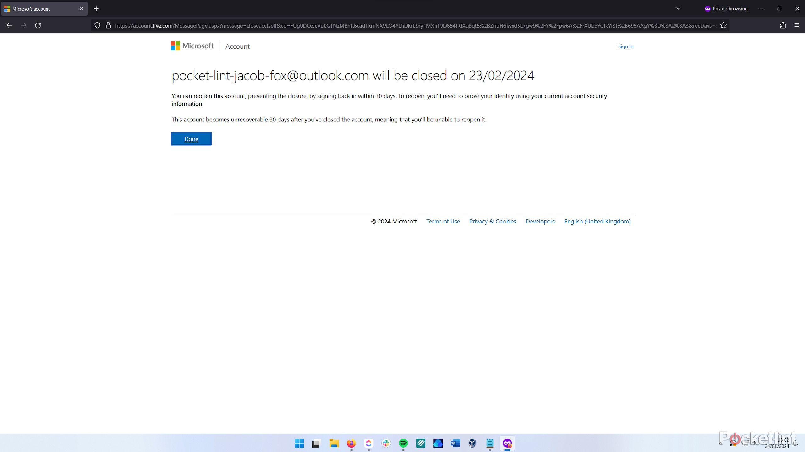 Microsoft account deletion process part 7